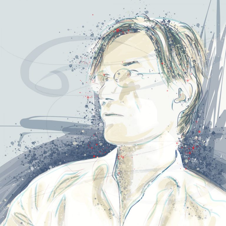 Selbstportrait Bernd Schimmelpfennig — Schimmelpfennig — Graphic Designer